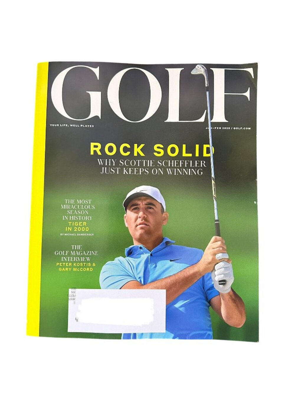 Golf Magazine January February 2025 Scottie Scheffler Interview Keeps Winning
